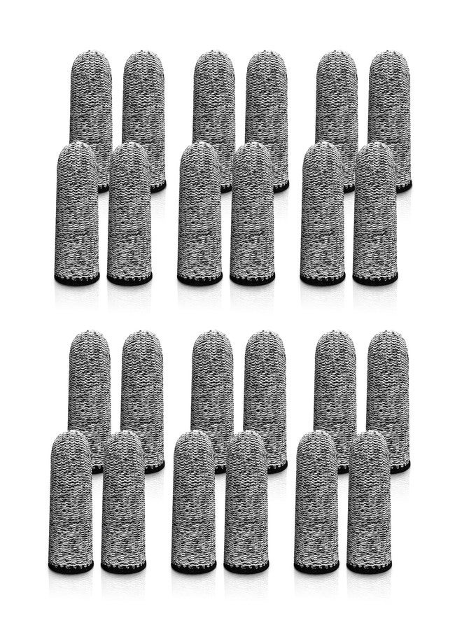 YERGOFE 24 Pieces Finger Cots Cut Resistant - Reusable Finger Covers for Cuts, Gloves Life Extender, Cut Resistant Finger Protectors for Kitchen, Work, Sculpture, Anti-Slip (Pack of 24) - Image 5
